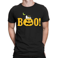 Peanuts Halloween Boo Pumpkin T-shirt | Artistshot