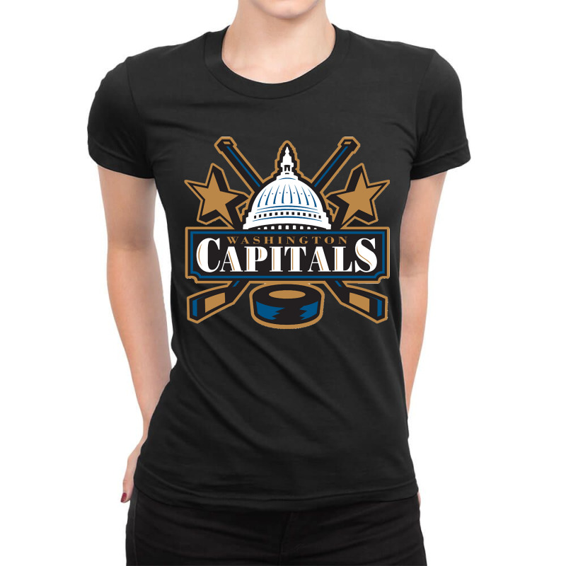 Capitals Washingtonvintage Ladies Fitted T-Shirt by cm-arts | Artistshot