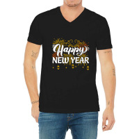 Happy New Year V-neck Tee | Artistshot