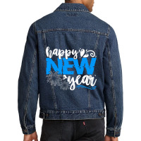 Happy New Year Men Denim Jacket | Artistshot