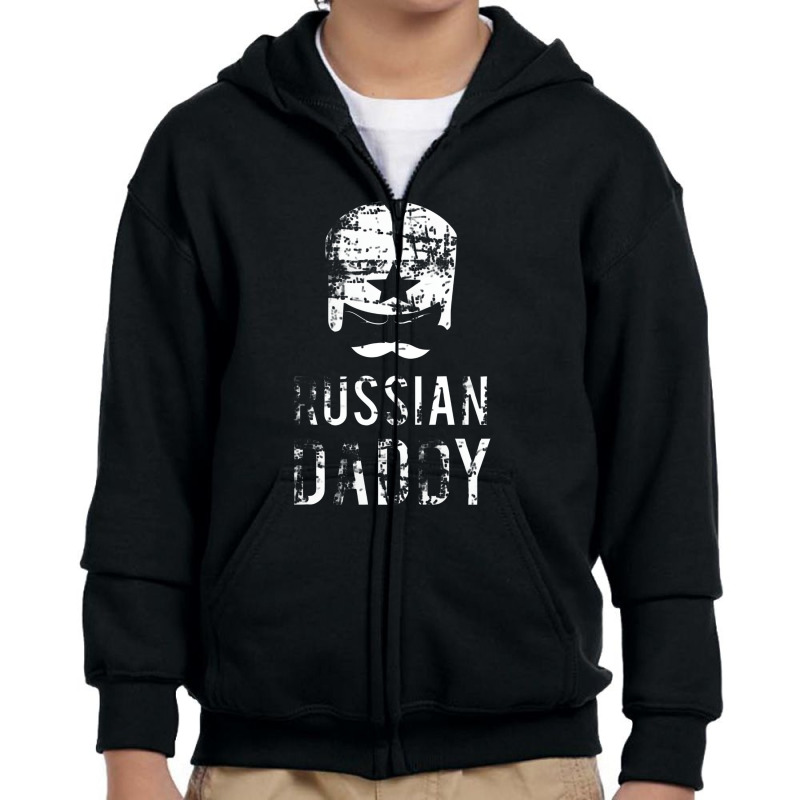 Proud Russian People Moscow Star Has Cccp Rossia Youth Zipper Hoodie by setinok | Artistshot