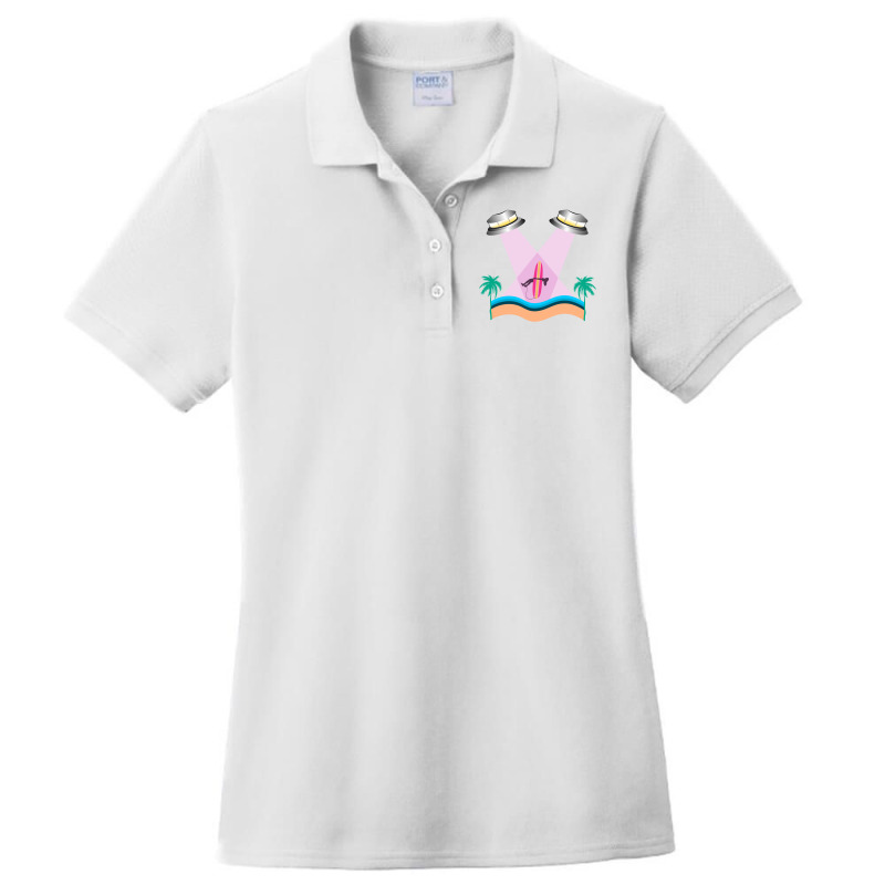 Funny Alien Abduction Ladies Polo Shirt by mailboxdisco | Artistshot