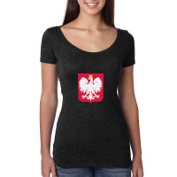 Herb Polski Poland National Football Women's Triblend Scoop T-shirt | Artistshot