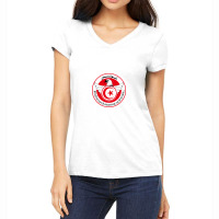 Tunisienne De Football Tunisia Women's V-neck T-shirt | Artistshot