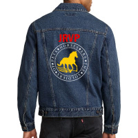 Horses Are Soldiers Men Denim Jacket | Artistshot