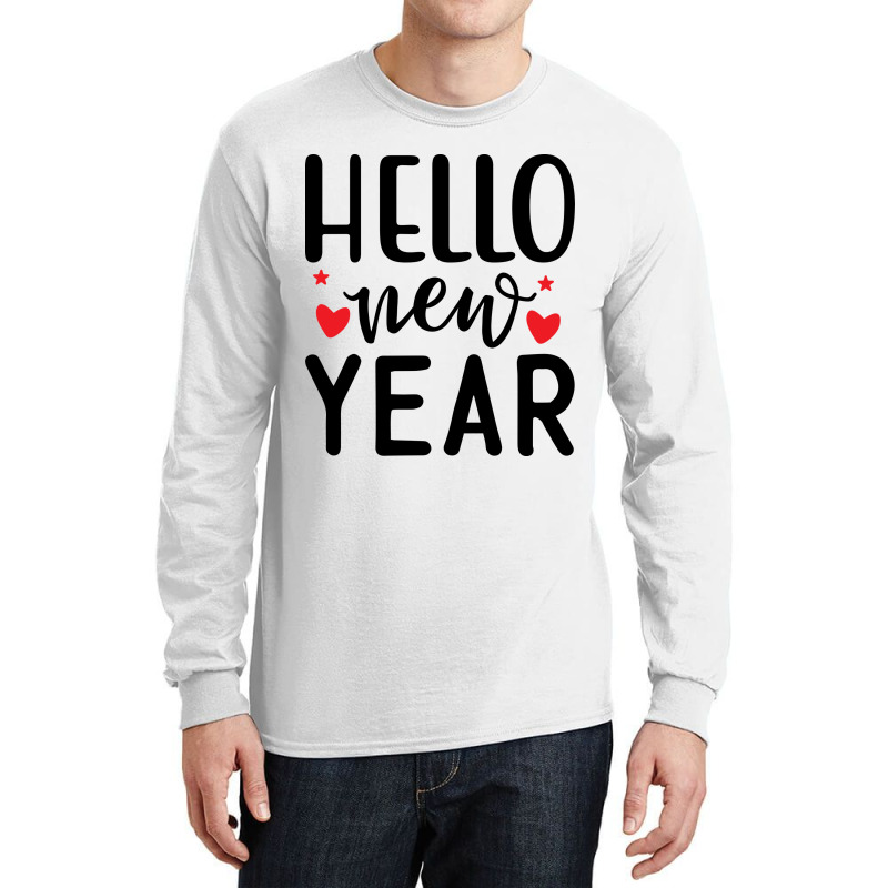 Hello New Year Long Sleeve Shirts | Artistshot