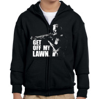 Clint Eastwood, Get Off My Lawn, Clint Eastwood, The Outlaw Josey Wale Youth Zipper Hoodie | Artistshot