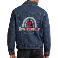 Er Nurse Emergency Nurse School Women,outfit For Emergency T Shirt Cop Men Denim Jacket | Artistshot