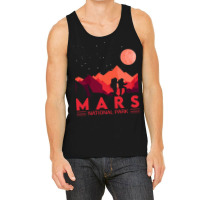 Red Mars Planet  Space National Park  Funny Mars Tank Top | Artistshot