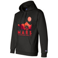 Red Mars Planet  Space National Park  Funny Mars Champion Hoodie | Artistshot