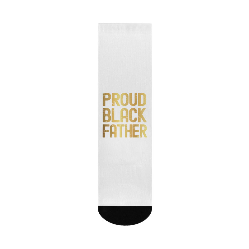 Proud Black Father Father's Day Black History Crew Socks | Artistshot