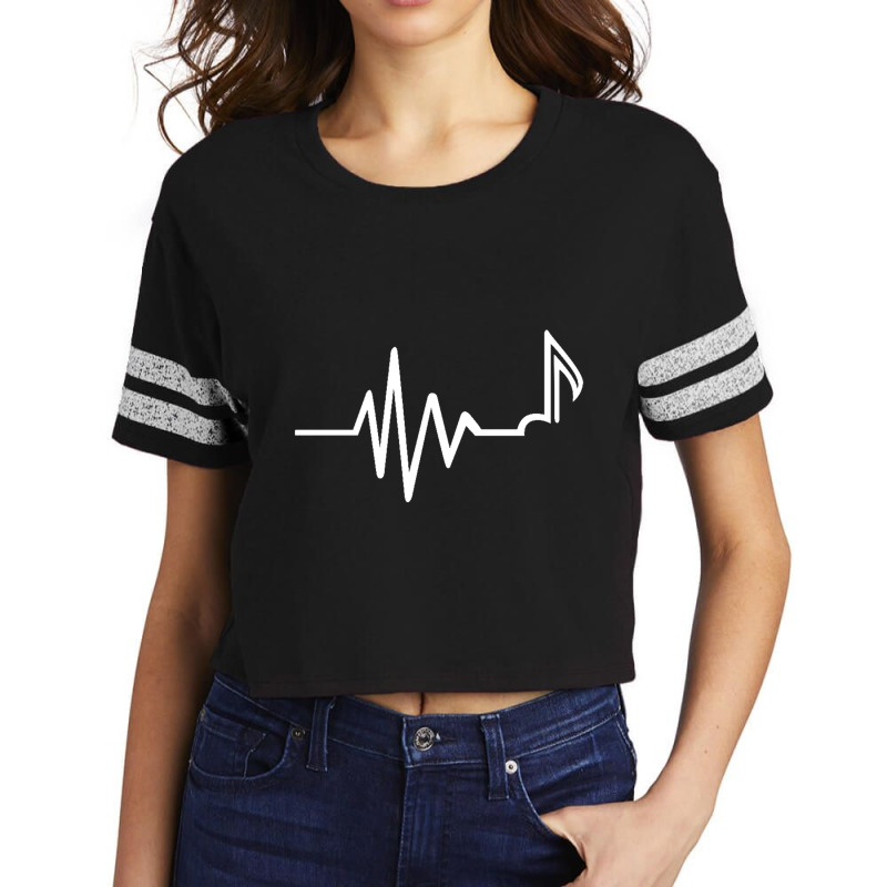 Frequency Music Note Scorecard Crop Tee by Ashleypuckettx | Artistshot