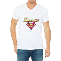 Supergirl V-neck Tee | Artistshot