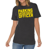 Parking Enforcement Officer Police Uniform Peo Meter Maid Vintage T-shirt | Artistshot