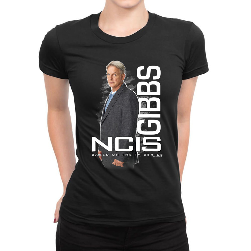 Ncis Gibbs Headshot Ladies Fitted T-Shirt by cm-arts | Artistshot