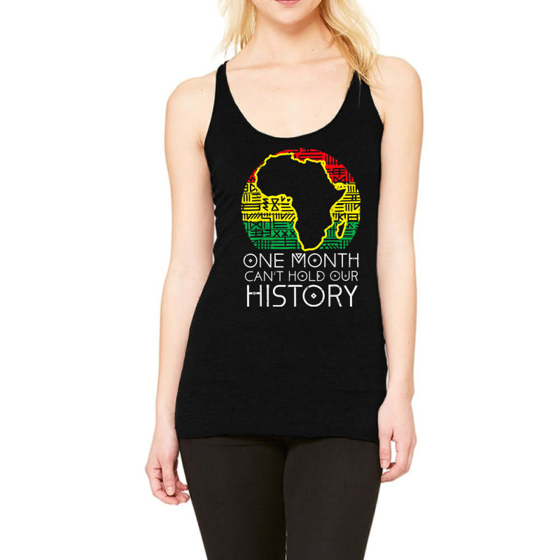 One Month Canhold Our History Pan African Black History Video Games Ch Racerback Tank by KhalilDesign | Artistshot