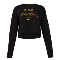 Volume-vu-meter-vintage-audio-engineer-recording-studio-gear Head Musi Cropped Sweater | Artistshot