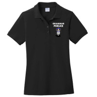 Poe Grammar Police English Teacher Gift Ladies Polo Shirt | Artistshot