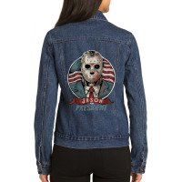 Art Character Scissorhands Gifts Women Ladies Denim Jacket | Artistshot