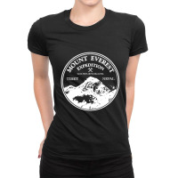 Mount Everest T Shirt Mountain Climbing T Shirt Rock Climbing T Shirt Ladies Fitted T-shirt | Artistshot