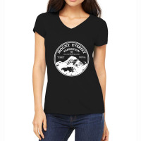 Mount Everest T Shirt Mountain Climbing T Shirt Rock Climbing T Shirt Women's V-neck T-shirt | Artistshot