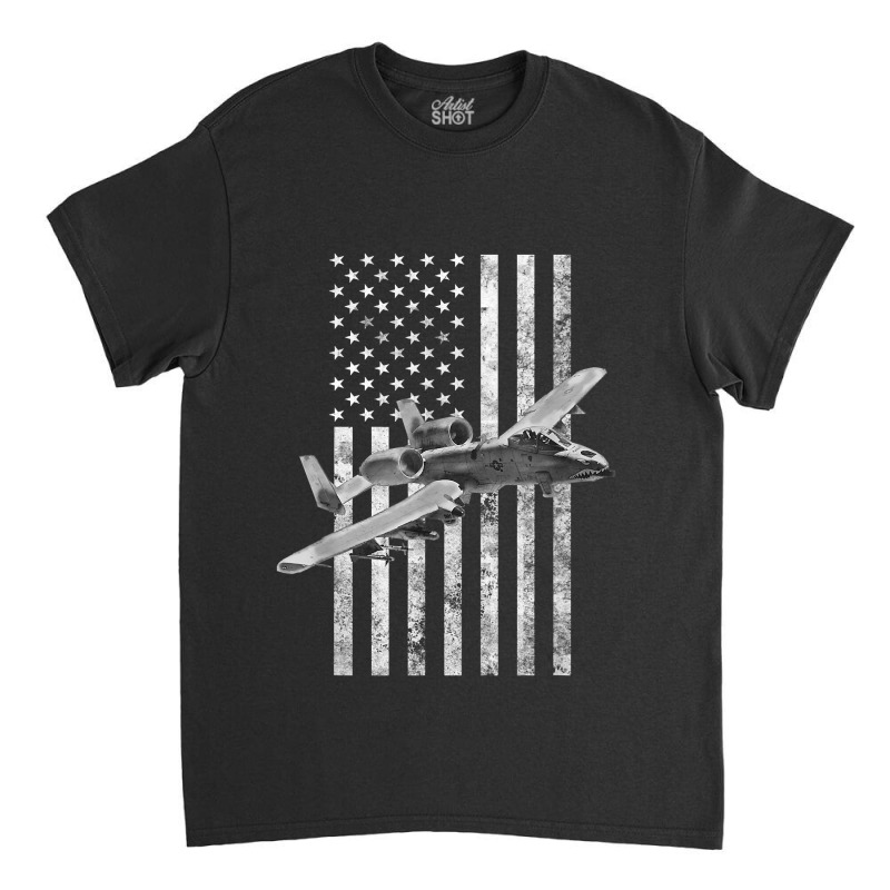 A-10 Thunderbolt Ii American Flag - A-10 Warthog Classic T-shirt | Artistshot