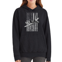 A-10 Thunderbolt Ii American Flag - A-10 Warthog Vintage Hoodie | Artistshot