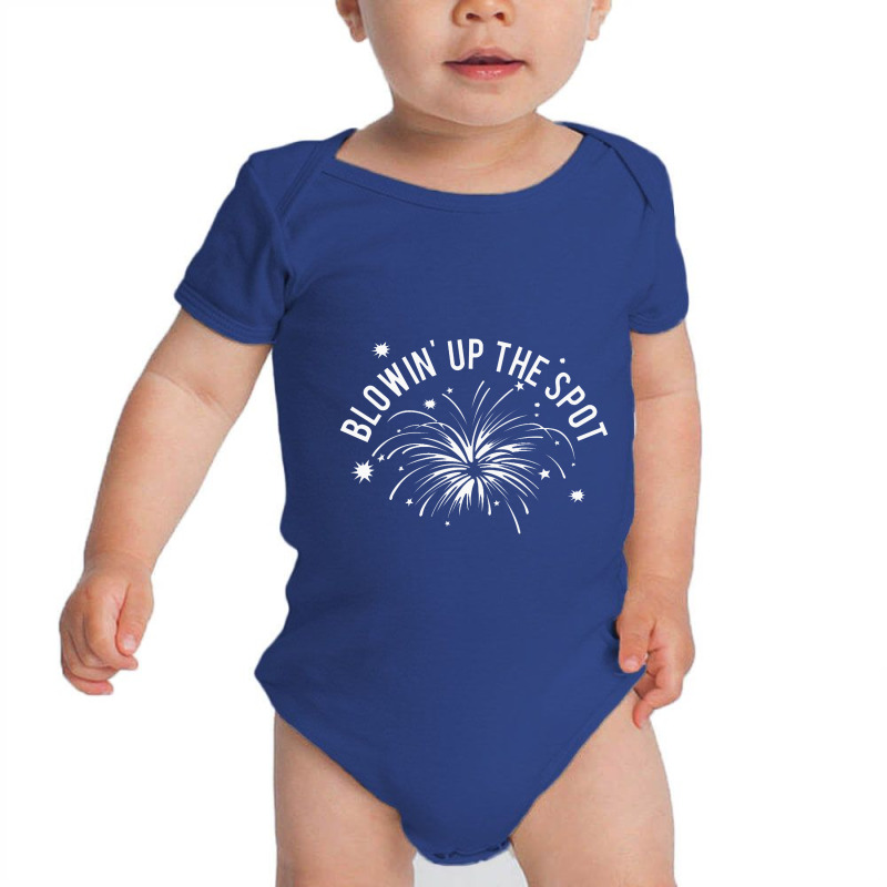 Blowin' Up The Spot   4th Of July Baby Bodysuit by cm-arts | Artistshot