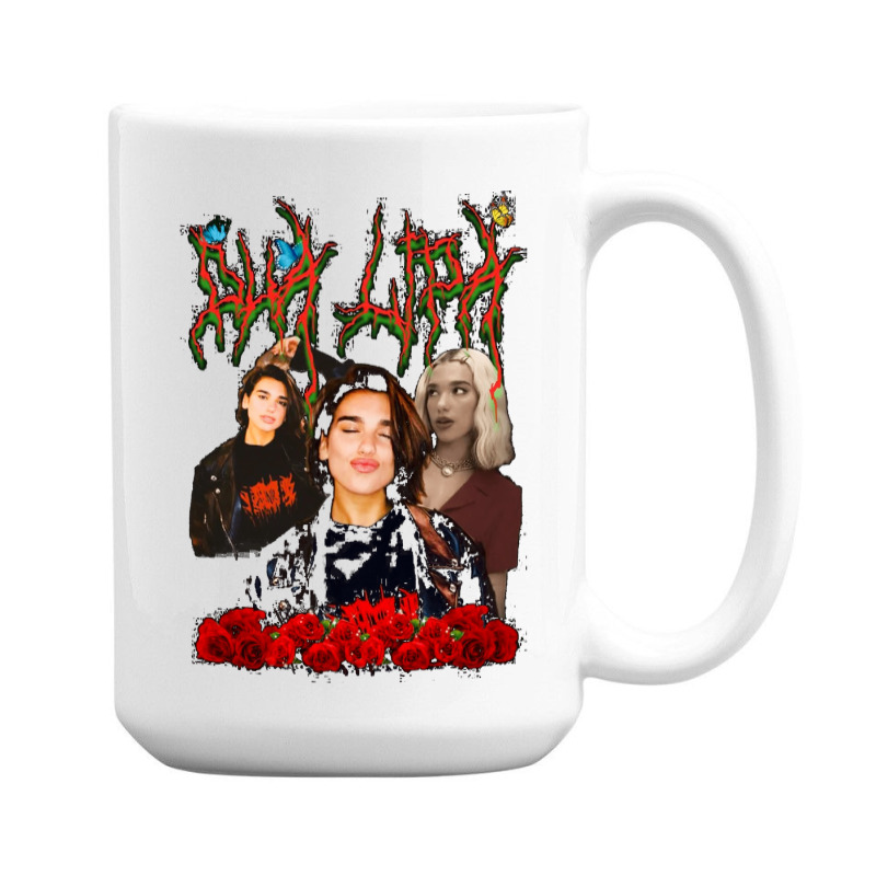 Dua Lipa, Merch Fanart, Dua Lipa Vintage, Dua Lipa Art, Dua Lipa Paint 15 Oz Coffee Mug by SHOPAHSSA | Artistshot