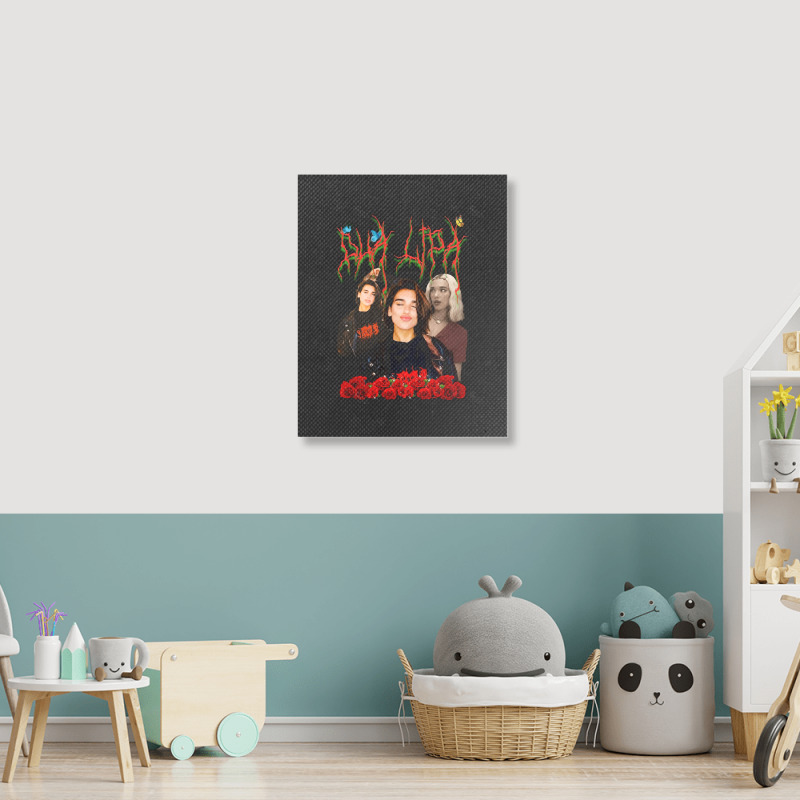 Dua Lipa, Merch Fanart, Dua Lipa Vintage, Dua Lipa Art, Dua Lipa Paint Portrait Canvas Print by SHOPAHSSA | Artistshot