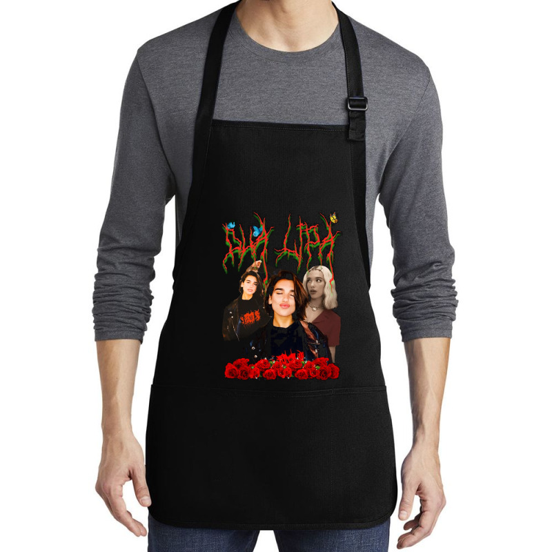 Dua Lipa, Merch Fanart, Dua Lipa Vintage, Dua Lipa Art, Dua Lipa Paint Medium-Length Apron by SHOPAHSSA | Artistshot