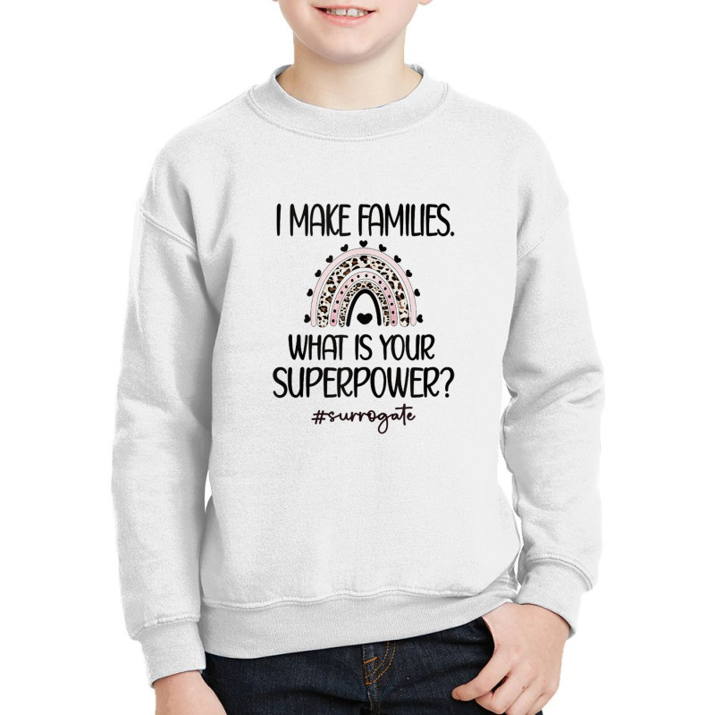 Proud Surrogate Rainbow Gestational Carrier Youth Sweatshirt | Artistshot