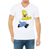 Homer Simpson, The Simpsons V-neck Tee | Artistshot