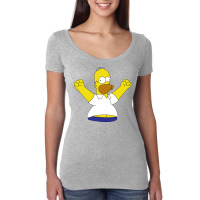 Homer Simpson, The Simpsons Women's Triblend Scoop T-shirt | Artistshot