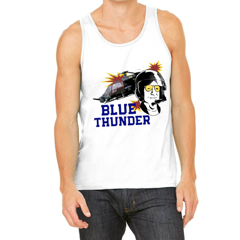 Blue Thunder Pjs   Blue Thunder Tank Top by cm-arts | Artistshot