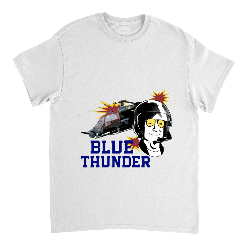 Blue Thunder Pjs   Blue Thunder Classic T-shirt by cm-arts | Artistshot