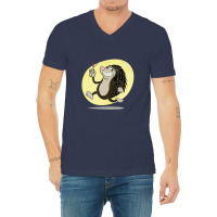 Cuddly Critters Wielding Sharp Objects #4   Retro Cartoon Style V-neck Tee | Artistshot