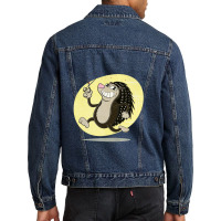 Cuddly Critters Wielding Sharp Objects #4   Retro Cartoon Style Men Denim Jacket | Artistshot