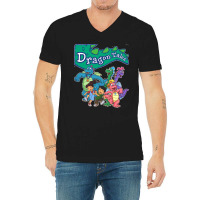 Dragon Tales Graphic Classic V-neck Tee | Artistshot