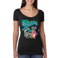 Dragon Tales Graphic Classic Women's Triblend Scoop T-shirt | Artistshot