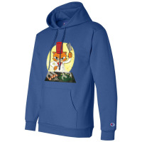 Cuddly Critters Wielding Sharp Objects #6   Retro Cartoon Style Champion Hoodie | Artistshot