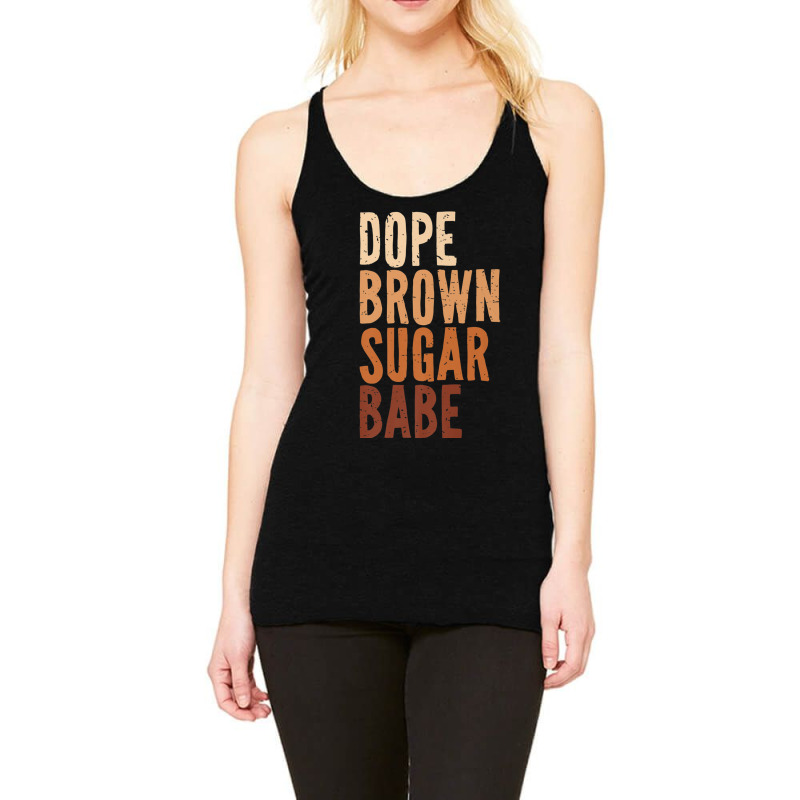 Dope Brown Sugar Babe Juneteenth Freedom Day Independence Video Games  Racerback Tank by RoyDesign | Artistshot