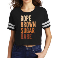 Dope Brown Sugar Babe Juneteenth Freedom Day Independence Video Games  Scorecard Crop Tee | Artistshot