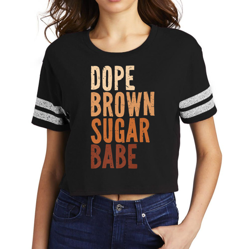 Dope Brown Sugar Babe Juneteenth Freedom Day Independence Video Games  Scorecard Crop Tee by RoyDesign | Artistshot