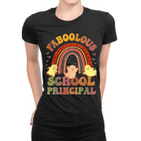 Vintage Faboolous School Principal Costume This Is My Scary Ladies Fitted T-shirt | Artistshot