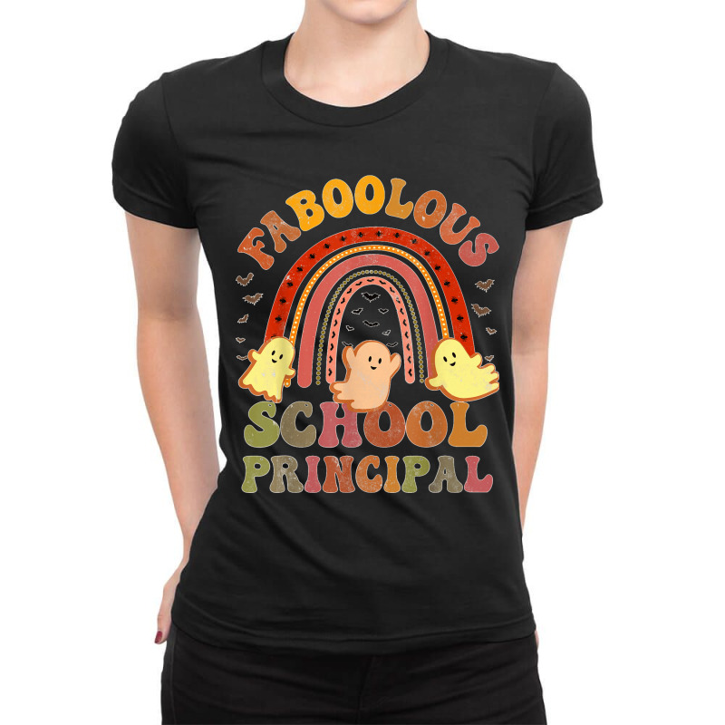 Vintage Faboolous School Principal Costume This Is My Scary Ladies Fitted T-Shirt by cm-arts | Artistshot