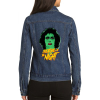 Mask Lantern Day Gift Ladies Denim Jacket | Artistshot