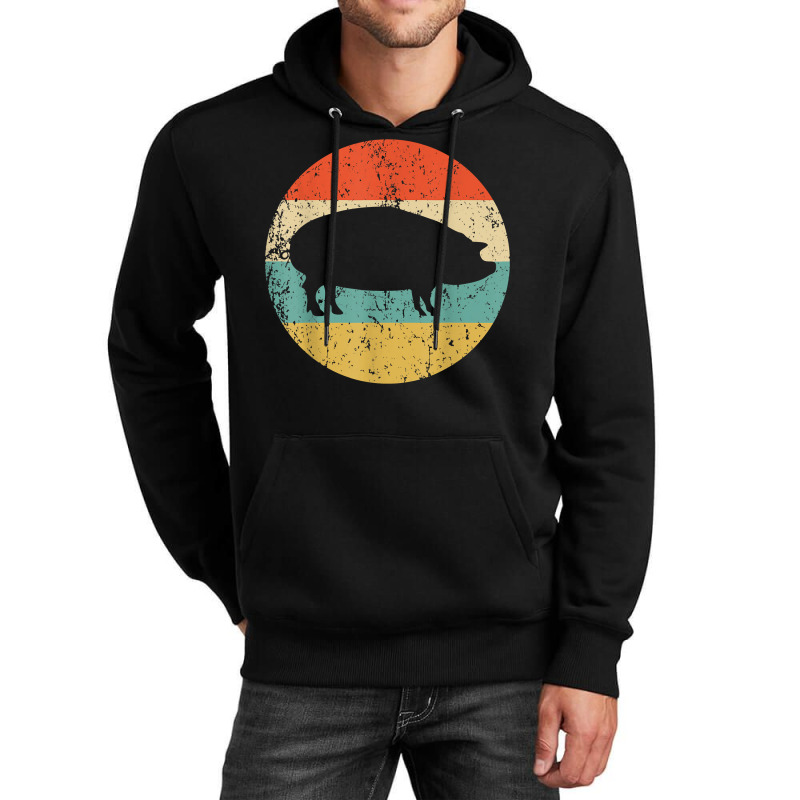 Pig Roast Retro Style Bbq Cookout Unisex Hoodie by BessieCarolyn | Artistshot