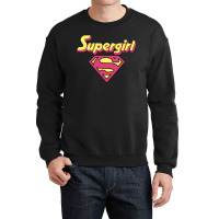 Supergirl I'm A Supergirl Crewneck Sweatshirt | Artistshot