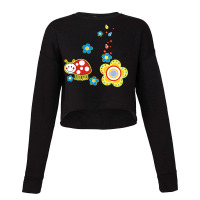 Ladybird, Insect, Animals, Flowers, Nature Cropped Sweater | Artistshot
